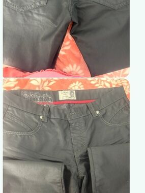 Angelina Men's Skinny Jeans in Charcoal Black